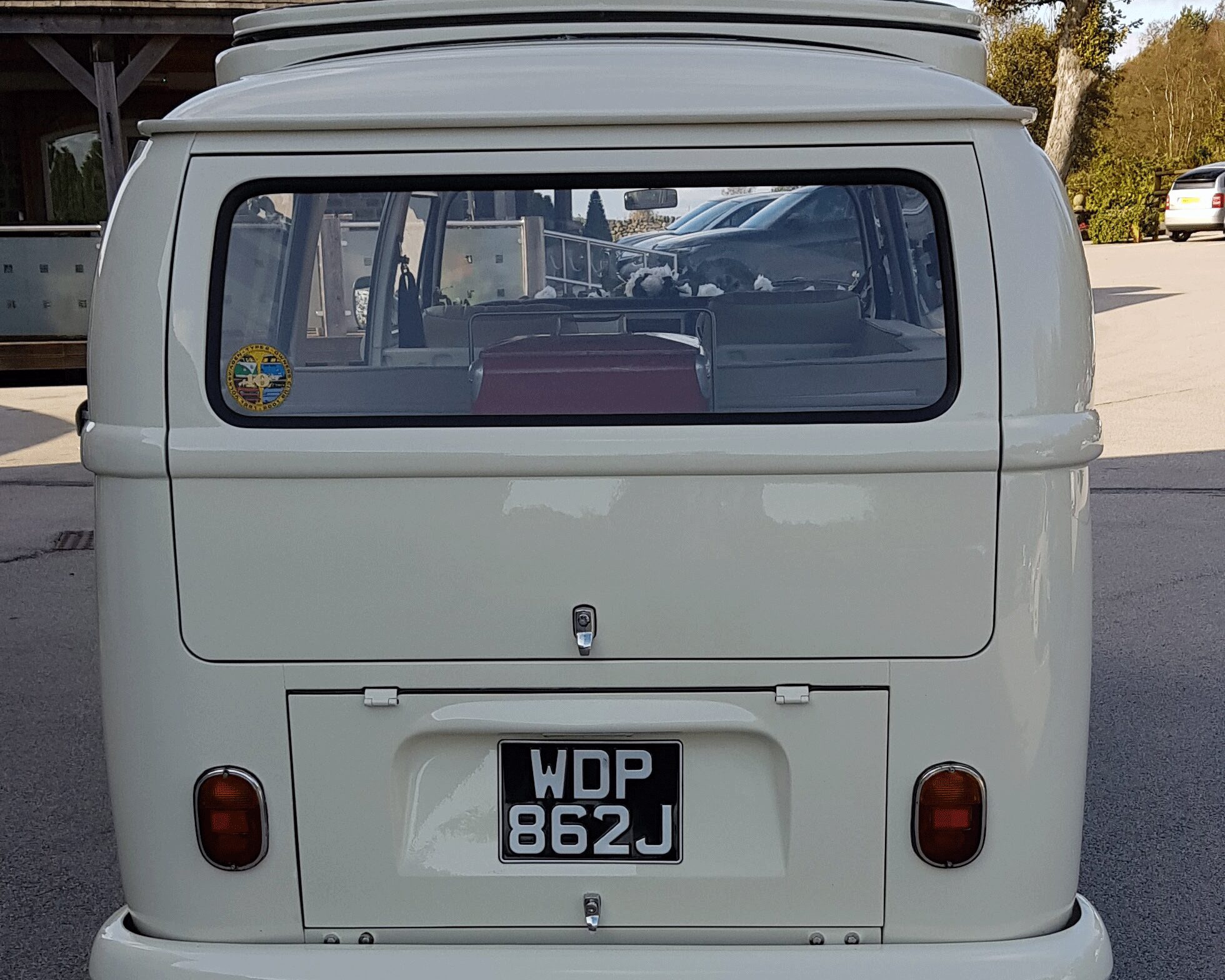 Vintage VW Campervan Wedding Hire - Thoresby Hall wedding