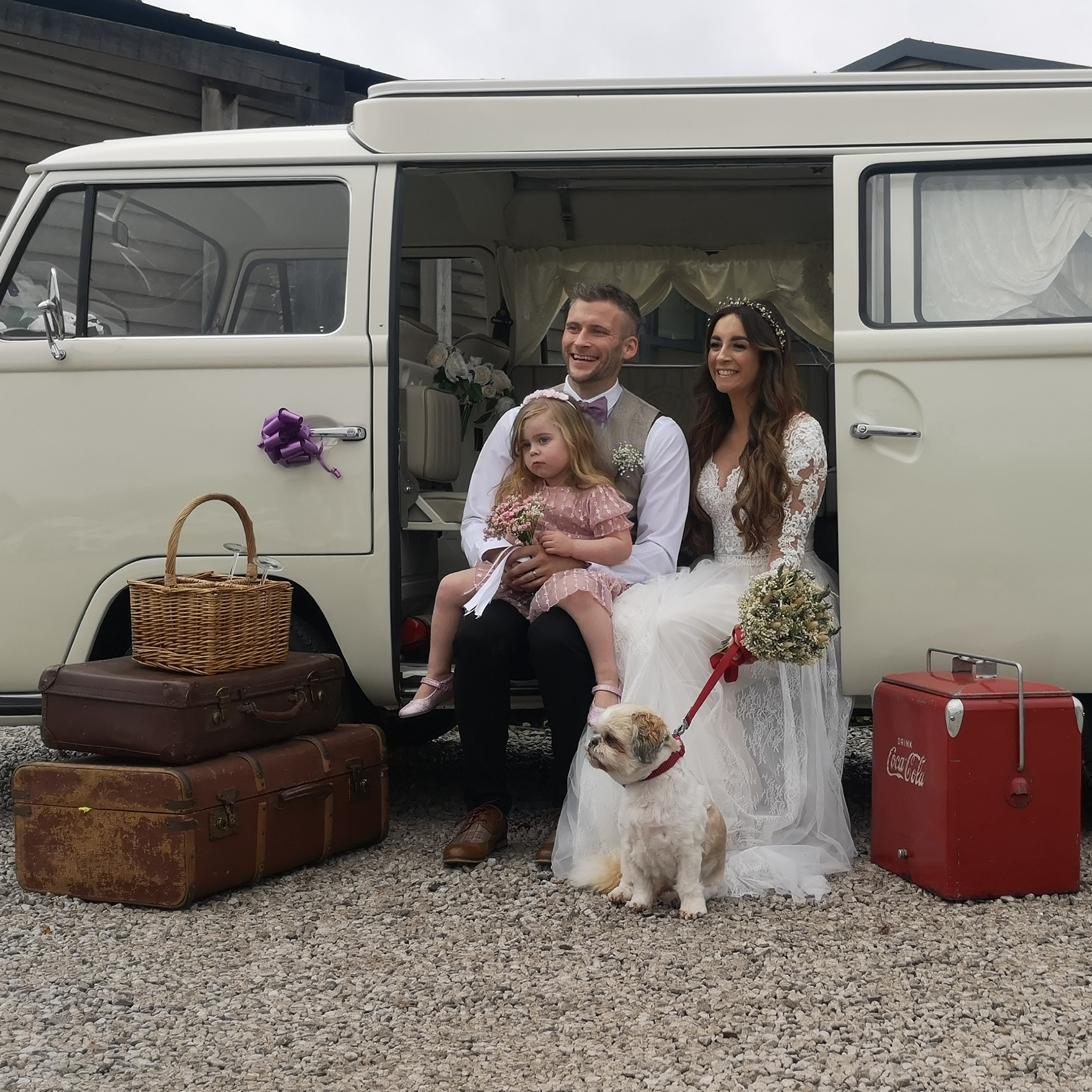 VW Campervan at Stretton Manor Barn
